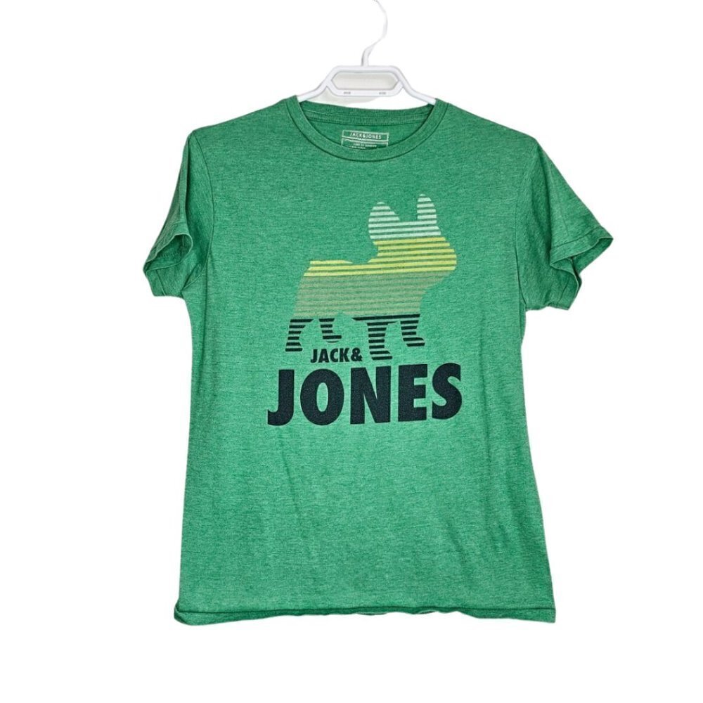 jack jones t-shirt, Green, Size XS